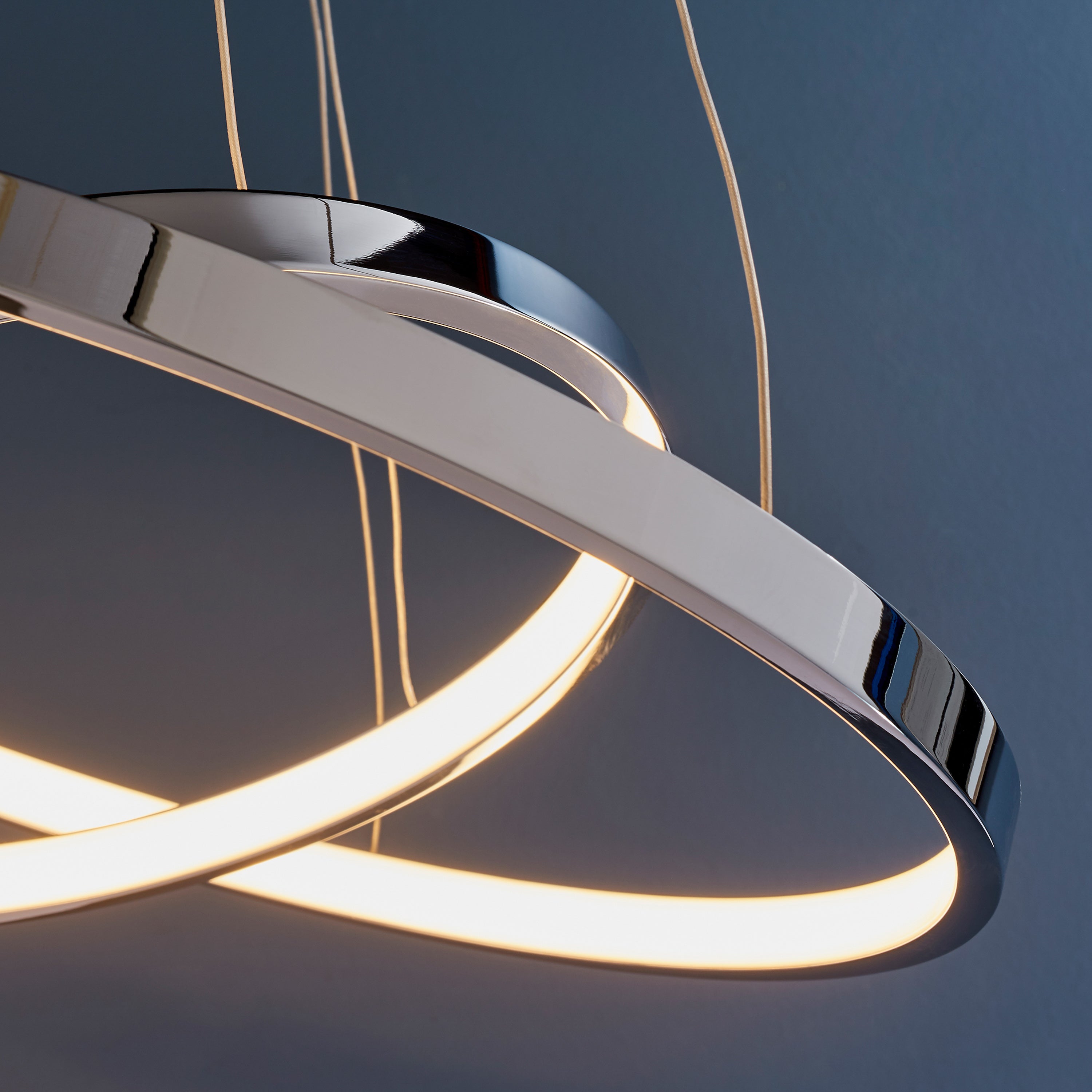 Zora Double Halo LED Pendant Light